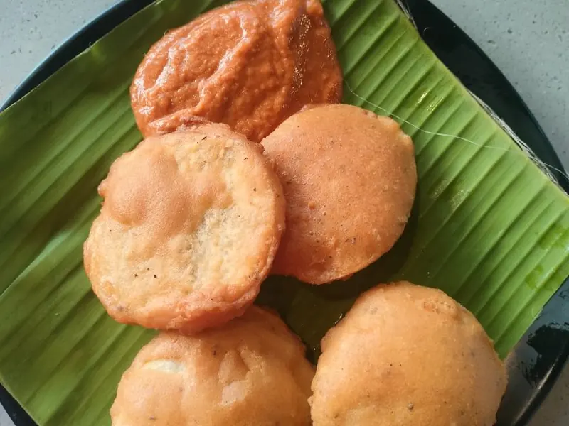 Hot fried snacks