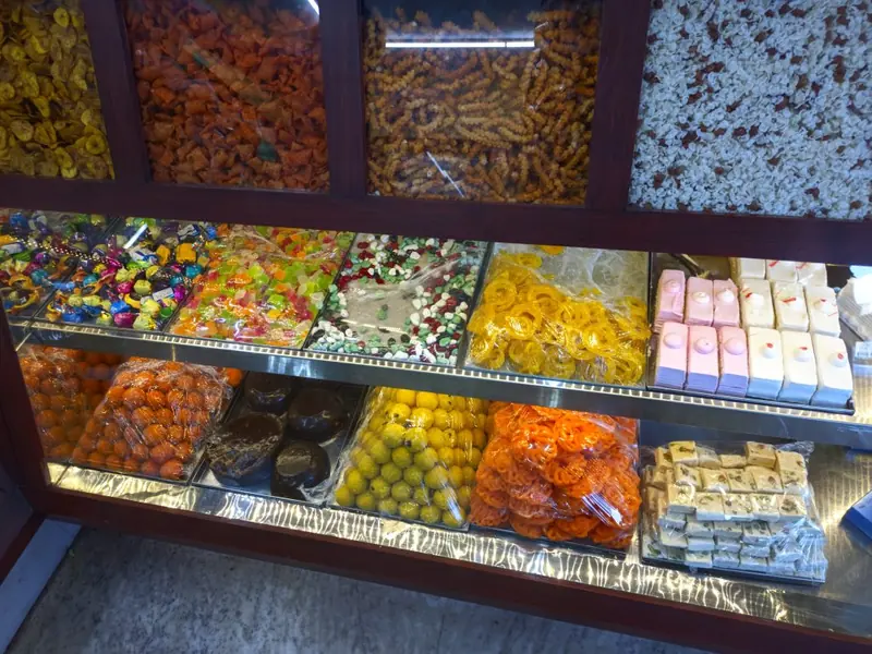 Mithai display