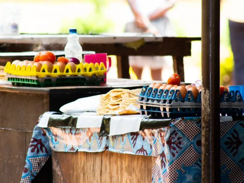 Our street food stall