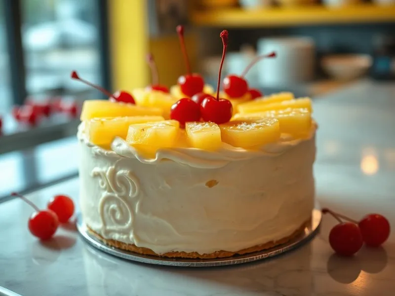 Pineapple Cake — पाइनएप्पल केक