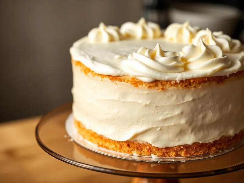 Vanilla Cream Cake — वनीला क्रीम केक